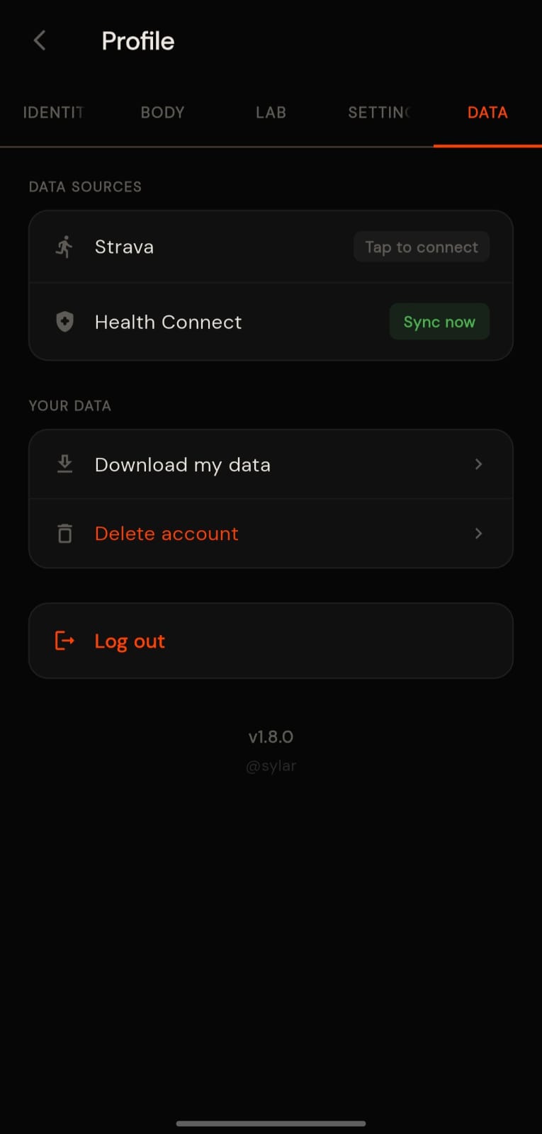 Decode Strength app